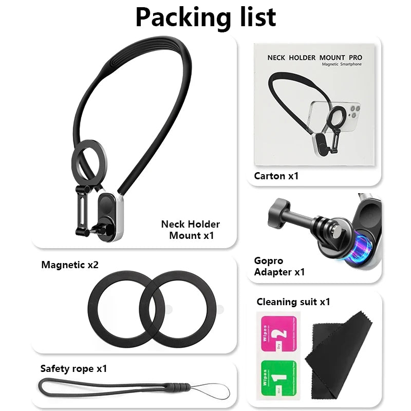Magnetic Neck Mount for Phones